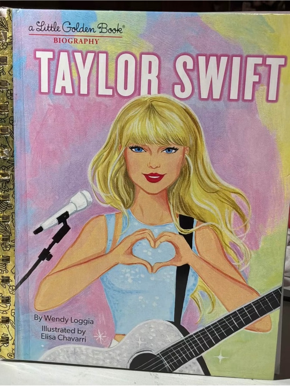 Taylor Swift Illustrated Notebook - Pink & Blonde